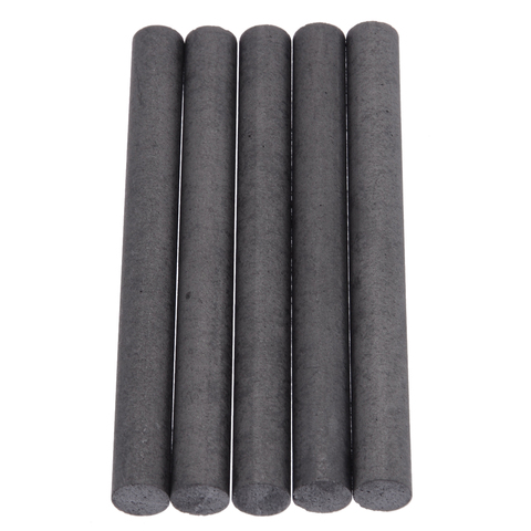 Tiges de cylindre en carbone Mayitr 99.99%, 5 pièces, électrodes en Graphite noir, 100mm x 10mm, outils de l'industrie ► Photo 1/6