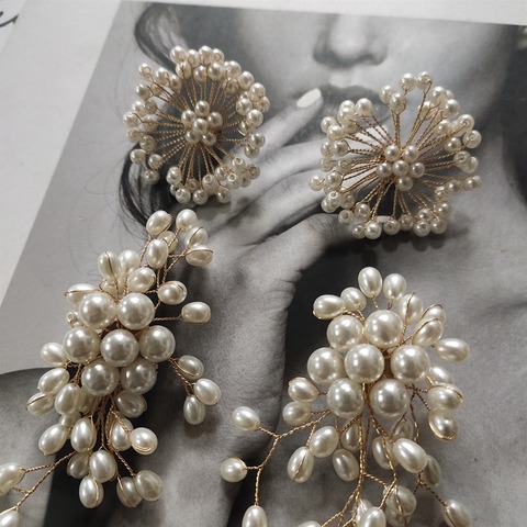 MENGJIQIAO – boucles d'oreilles Vintage pour femmes, bijoux de fête élégants, mode coréenne, 2022 ► Photo 1/5