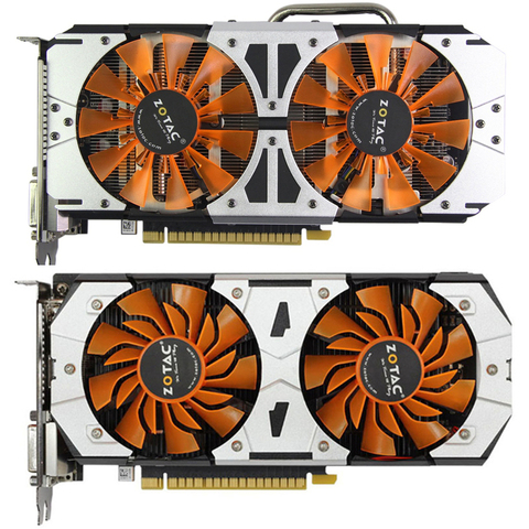 D'origine GTX 750Ti 2G ZOTAC Carte Vidéo GeForce GPU GTX 750 Ti 2 GB GM107 128Bit GDDR5 Carte Graphique carte Pour nVIDIA GTX750Ti 2GD5 ► Photo 1/6