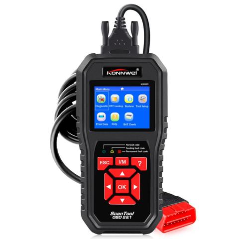 KONNWEI-KW850 Scanner de Diagnostic de voiture en russe, meilleure que Launch CR5001, câble OBD2 ► Photo 1/6