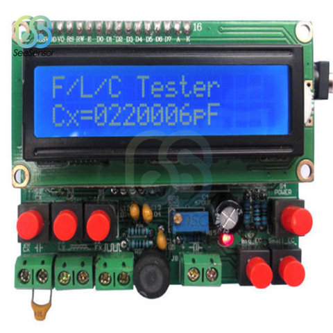 LCD numérique secohmmètre fréquence capacité Inductance mètre cymomètre CF inducteur condensateur testeur permittimètre Kit de bricolage ► Photo 1/6