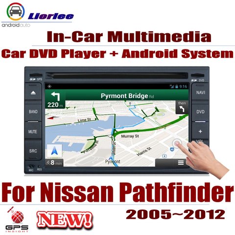 Navigation GPS de voiture pour Nissan Pathfinder (R51) 2005-2012 IPS écran LCD système Android Radio Audio vidéo stéréo ► Photo 1/6