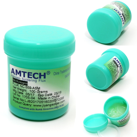 Pâte à souder AMTECH Nc-559-asm 100g Flux de soudure sans plomb pâte à souder Flux 559 Nc-559 fer à souder pâte à souder ► Photo 1/6