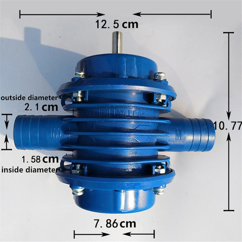 Perceuse à huile Diesel auto-amortissant | Pompe centrifuge, pompe domestique, petite pompe à eau électrique manuelle ► Photo 1/6