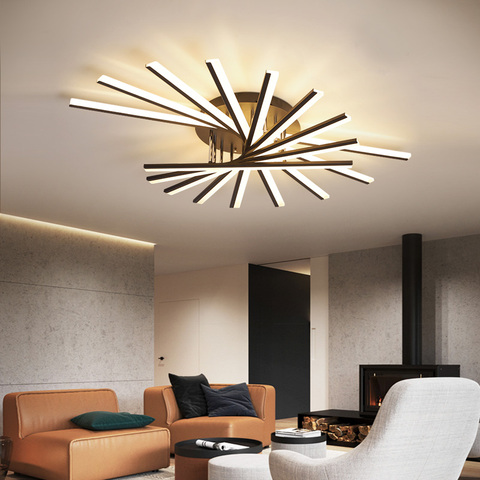 Plafonnier en acrylique au Design moderne, éclairage décoratif de plafond, luminaire décoratif de plafond, idéal pour le salon, la chambre à coucher ou la cuisine, LED ► Photo 1/6