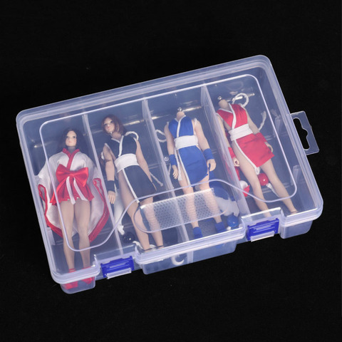 1/12 échelle femelle Figure boîte accessoire modèle en plastique sac anti-poussière boîte d'entretien pour 6 ''figurines poupée ► Photo 1/6