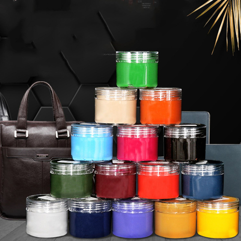 32 couleur 30ml cuir colorant peinture huileux bricolage professionnel peinture cuir artisanat cuir sac canapé chaussures réparation complémentaire couleur pâte ► Photo 1/6