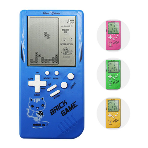 Mini Portable rétro console de jeu Portable enfants classique nostalgique Tetris machine de jeu jouets éducatifs joueurs de jeu âgés ► Photo 1/6