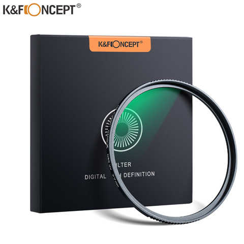 K & F CONCEPT lentille de filtre UV MC Ultra mince optique avec Protection multicouche 52mm 55mm 58mm 62mm 67mm 72mm 77mm 82mm ► Photo 1/6