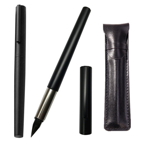 JINHAO – stylo à plume de calligraphie, pointe en acier à encre, extrêmement Fine, 0.38mm, noir mat, outils d'écriture pour le bureau ► Photo 1/3