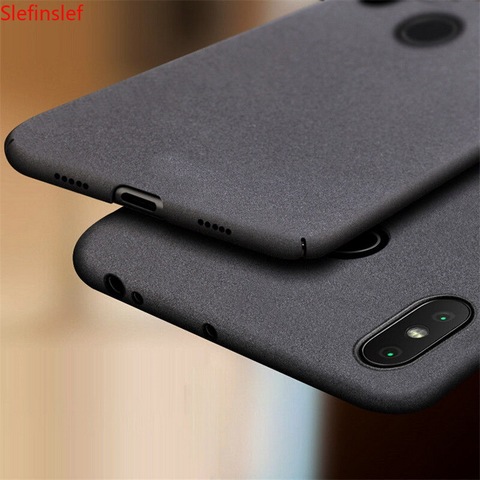 Coque arrière en grès mat pour Xiaomi, compatible modèles Mi 9, A2 Lite, 8, SE, A3, 9T, Redmi Note 7, 8 Pro, 5, 4, 4X, 6A, S2, 7A, Capa ► Photo 1/6