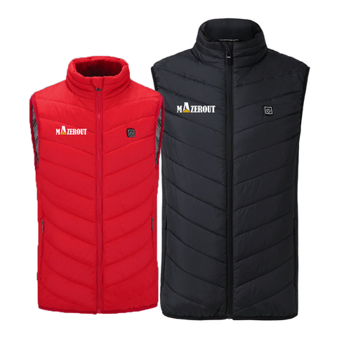 Gilet thermique pour hommes et femmes, gilet chauffant à infrarouges, Flexible, 15 couleurs, taille de randonnée, européenne S-4XLOutdoor USB ► Photo 1/6