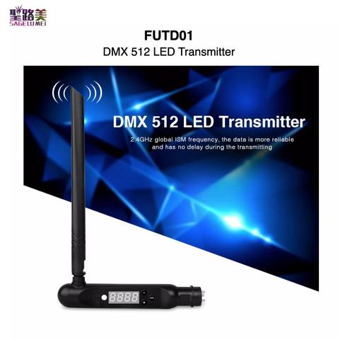 Milight FUTD01 DMX 512 transmetteur de LED 2.4G sans fil 3Pin XLR DMX512 adaptateur récepteur pour LED Disco LED ► Photo 1/6