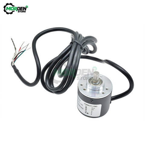 DC 5V-24V 360 P/R 600 P/R codeur incrémental optique rotatif 600 impulsion/R 360 impulsions/R AB 2 phases 6mm codeur d'arbre pour Arduino ► Photo 1/6