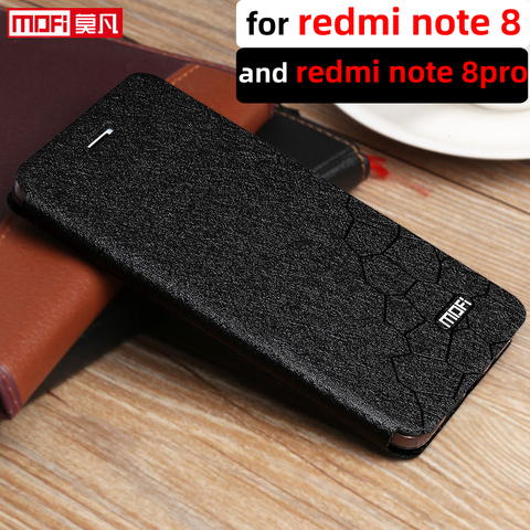 Coque à rabat en cuir tpu pour xiaomi, étui de luxe pour redmi note 8 pro ► Photo 1/6