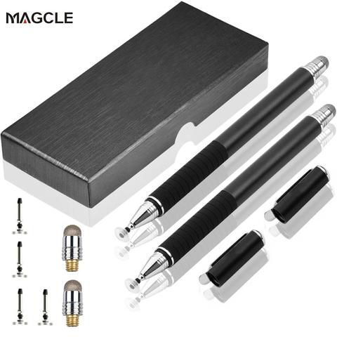 Stylet à disque universel 2 en 1 en Fiber, série de pointes en maille, pour écran tactile de précision, pour tous les écrans tactiles capacitifs ► Photo 1/6