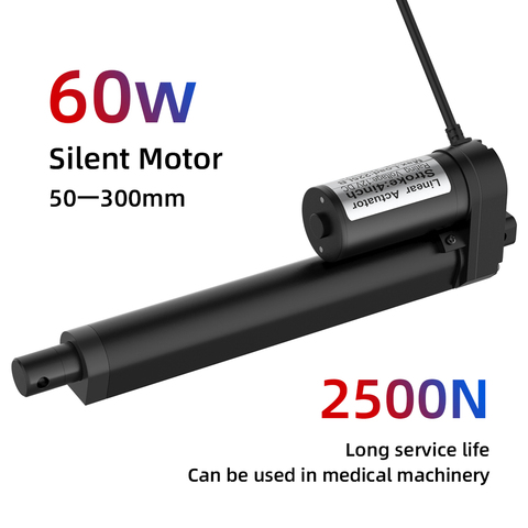 Actionneur linéaire électrique 12V, engrenage en métal, moteur linéaire pour voiture médicale, course de Distance de déplacement, 2 pouces, 4 pouces, 6 pouces, 8 pouces, 10 pouces ► Photo 1/6