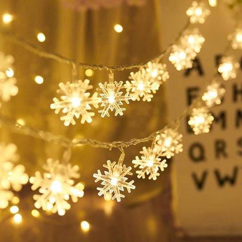 Flocon de neige lumière LED joyeux arbre de noël décoration pour la maison 2022 noël ornement Navidad noël cadeau bonne année 2022 ► Photo 1/6
