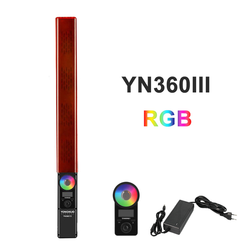 YONGNUO – lampe vidéo LED portative YN360III, bi-colo, éclairage à réglage tactile, couleur rvb 3200k-5500k, avec télécommande ► Photo 1/6