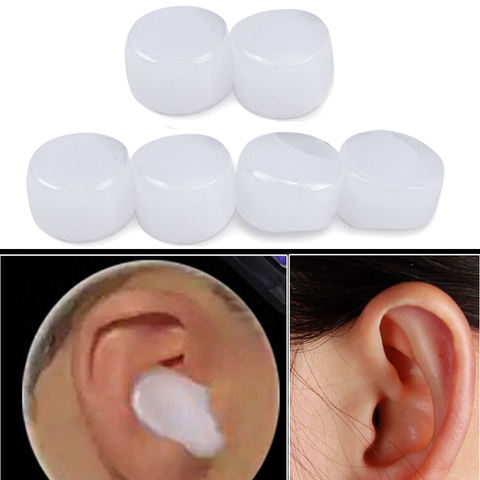 Bouchons d'oreilles en Silicone, 6 pièces, Anti-bruit, Anti-ronflement, pour sommeil, réduction du bruit, protection auditive, voyage ► Photo 1/6