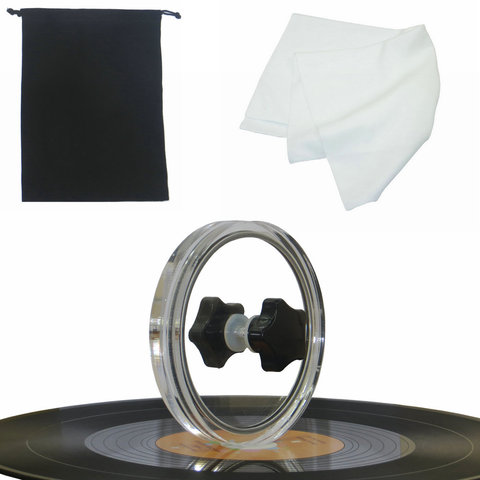 LP vinyle disque nettoyant pince vinyle Record étiquette économiseur protecteur étanche acrylique propre outil ► Photo 1/6