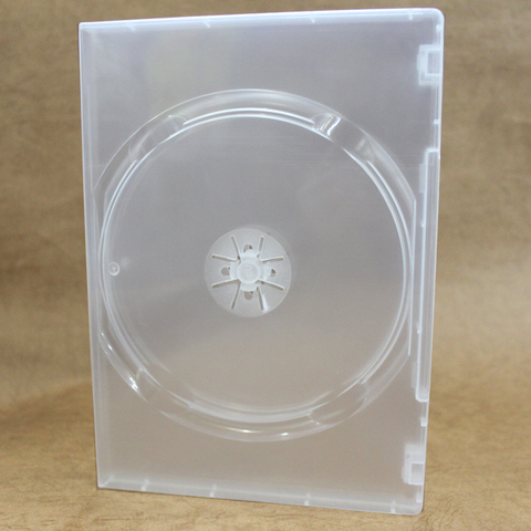 Boîte de rangement, boîte de rangement CD, boîte à disque, boîtier CD en deux pièces, boîtier DVD en plastique boîte DVD pour disque ► Photo 1/3