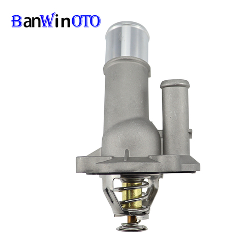 Couvercle de boîtier de Thermostat en aluminium, liquide de refroidissement du moteur, LF70-15-170 LF7015170 pour Mazda 3 5 2004 – 2014 pour Ford Focus, livraison gratuite ► Photo 1/6