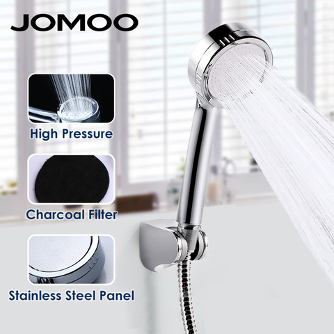 JOMOO Salle De Bain De Haute Pression Tête De douche D'économie D'eau Ronde ABS Chrome pour wc De Poche douche à effet pluie chefs douche accessori ► Photo 1/6