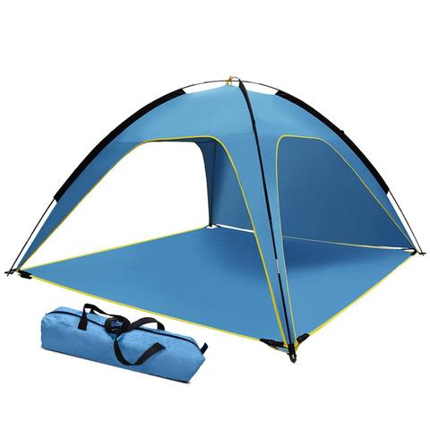 3-4 personnes famille Camping plage tentes abri soleil extérieur auvent étanche auvent Installation rapide tente ventilée ► Photo 1/6