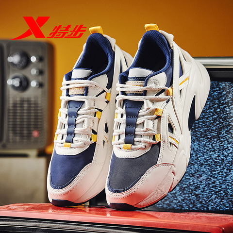 Xtep [chinoiserie] homme décontracté confort chaussures amortissantes chaussures homme Sneakers décontracté antidérapant baskets 980119320170 ► Photo 1/6