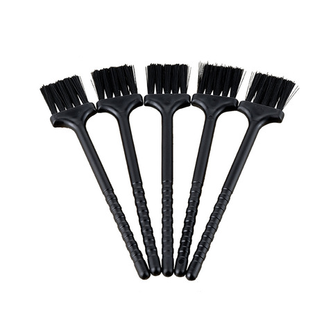 Petite brosse de nettoyage de rasoir, brosse de nettoyage de clavier, poussière de nylon noir, petite brosse en plastique ► Photo 1/5