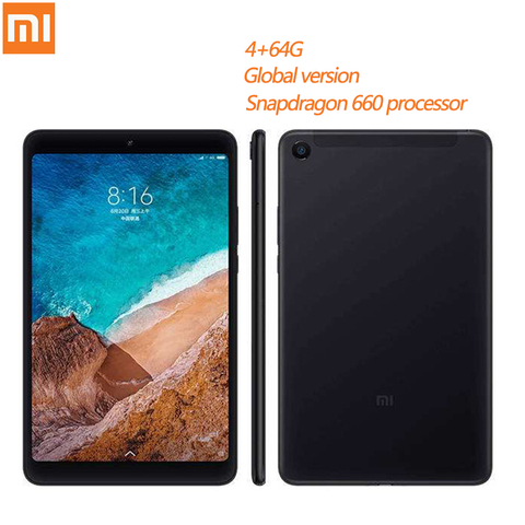 Xiaomi MI Pad 4 tablette 8.0 4 go + 64 go 98 nouveau pouce Android tablette WIFI LTE HD affichage 6000 mAh MIUI 9.0 Snapdragon 660 Core 8 PC ► Photo 1/6