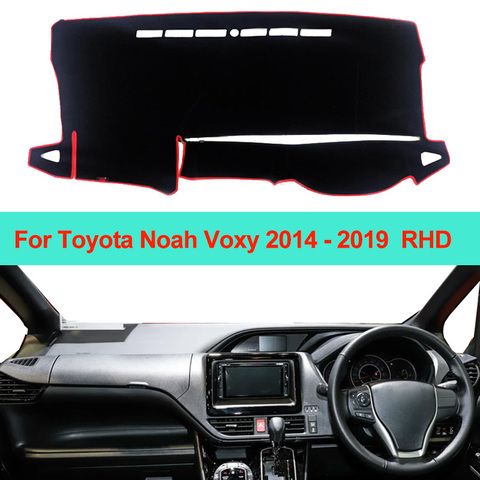 Intérieur de voiture de Couverture De Tableau de Bord tapis de tableau de Bord Tapis Coussin Pour Toyota Noah Voxy 2014 2015 2016 2017 2022 Conduite À droite Pare-Soleil ► Photo 1/6