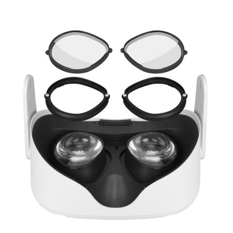 Pour Oculus Quest 2 VR lunettes magnétiques Anti-bleu lentille cadre rapide démonter pince lentille Protection pour Oculus Quest 2 lunettes ► Photo 1/6