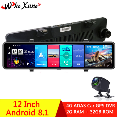 WHEXUNE Ultra-mince 11.6 pouces 1336*768 Haute définition Affichage MP5 Voiture moniteur appui-tête support USB HDMI Lecteur TFT écran lcd ► Photo 1/6