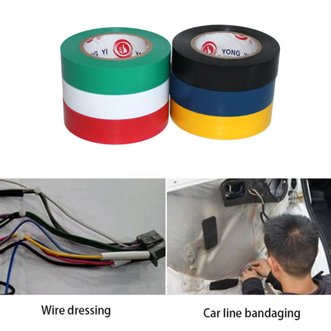 Ruban d'isolation électrique ignifuge en PVC, bande auto-adhésive imperméable pour électricien, haute tension, 9M ► Photo 1/6