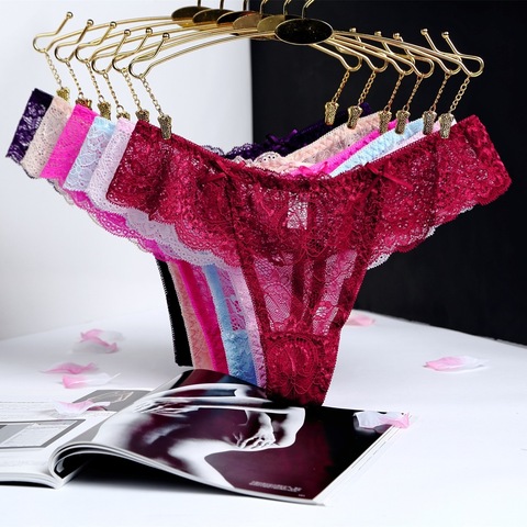 Sous-vêtements invisibles sans couture pour femmes, culotte t-string Sexy, Lingerie intime ultra-mince pour dames, 1 pièce/lot, AFQ980 ► Photo 1/4