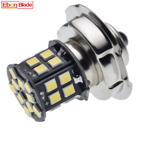 1 pièces moto phare P26S LED phare ampoule 2835 30SMD 4.2W 6000K moteur moto Scooter cyclomoteur avant lampe 6V 12V 24V 30V ► Photo 1/6