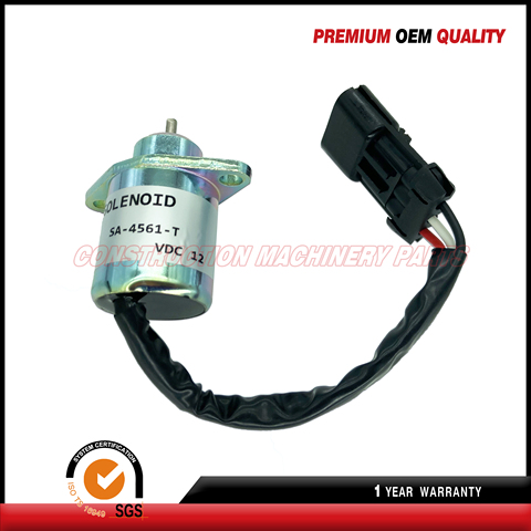 Électrovanne d'arrêt 12V pour moteur Diesel Kubota V1505 D1105 25-SA-4561-T-01, 15230 ► Photo 1/5