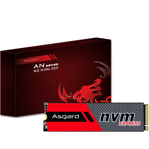 Asgard-disque dur interne ssd, M.2, PCIe NVME, 256, avec capacité de 512 go, 2280 go, pour ordinateur de bureau, pc portable ► Photo 1/5