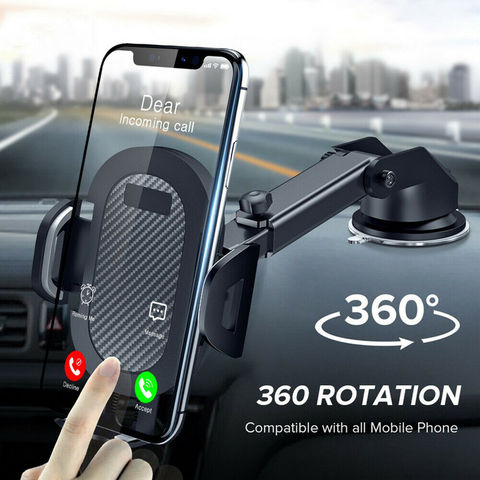 Universel 360 ° voiture téléphone Support de étui à téléphone avec ventouse Support de Smartphone GPS montage costume pour 4.7-6.8 pouce voiture Support Mobile ► Photo 1/1