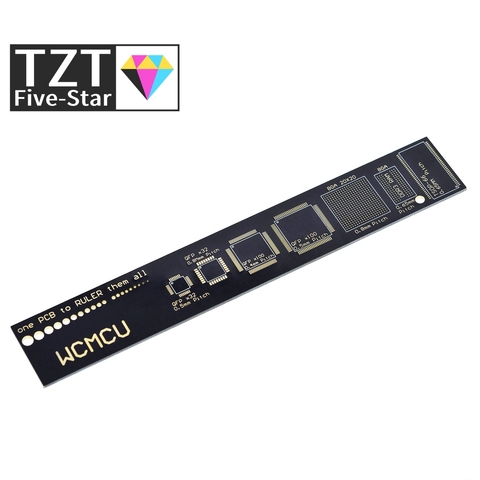 TZT – règle PCB pour ingénieurs en électronique, fabricants Geeks pour ventilateurs Arduino, règle de référence PCB, unités d'emballage v2 – 6 ► Photo 1/6