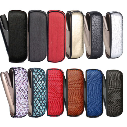 18 couleurs étui Crocodile en bois de Style Bling pour Iqos 3.0 étui de protection de couverture Iqos 3/3 DUO pochette en cuir sac de transport accessoires ► Photo 1/6