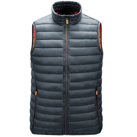 Hommes gilet vestes sans manches gilet 2022 automne hommes chaud gilet Homme hiver décontracté rembourré coton gilet Chalecos Para Hombre ► Photo 1/6