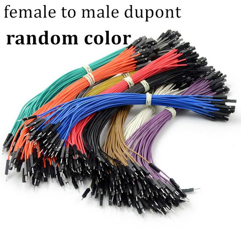 120 pcs Dupont Femelle À Mâle Câble Pour Arduino Mâle Femelle Coloré Cavalier BRICOLAGE 20 cm Dupont Cavaliers Fil Couleur jumper Câble ► Photo 1/5