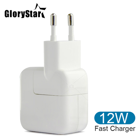 Chargeur USB 12W 2A rapide pour téléphone Portable, adaptateur secteur pour iPhone 6 6s 5 5s 7 8 X Plus iPad ► Photo 1/6