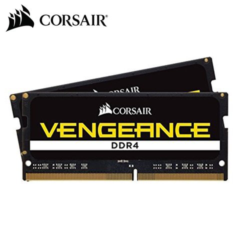 CORSAIR Vengeance RAM SO-DIMM, Notebook, 8 go DDR4, 2400, 2666, 3000MHz, mémoire 260 broches, 1.2V DDR4, 8 go, 16 go, 32 go (2x16 go) pour ordinateur portable ► Photo 1/4