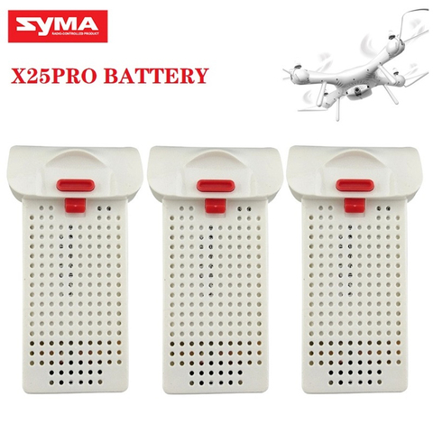 Batterie Lipo originale pour SYMA X25PRO, 7.4V, 1000mAh, pour Drones RC, Quadcopter, accessoires de pièces de rechange, 1/2/3 pièces ► Photo 1/6