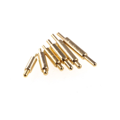 Connecteur à ressort Pogo Pin, trou traversant, PCB hauteur 5 5.5 6 7 8 9 10 11 12 14 15 16 18 20mm, baril diamètre 1.5mm 10 pièces ► Photo 1/6