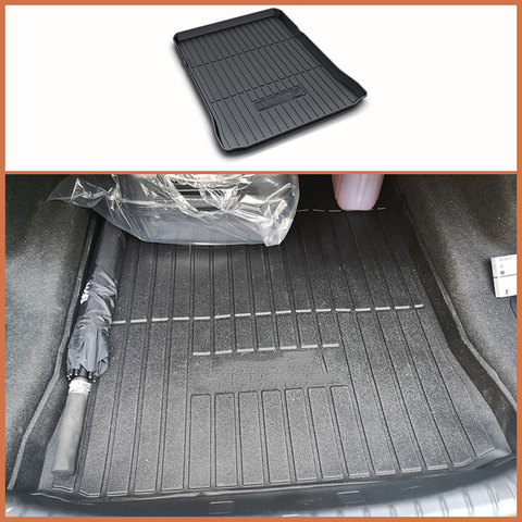 Tapis De coffre pour BMW Série 5 F10 F11 F07 G30 G31 G38 06-16 17-19 2022 Noir Étanche Cargaison durable Tapis de Sol Voiture Accessoires ► Photo 1/6